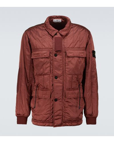 Stone Island Technical Jacket - Red