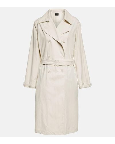 A.P.C. Irene Cotton-blend Trench Coat - Natural