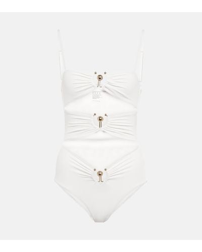 Christopher Esber Cutout Swimsuit - White