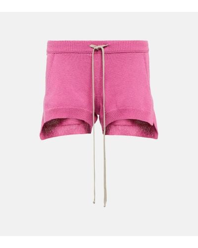 Rick Owens Shorts aus Baumwolle - Pink