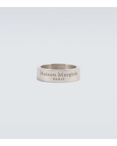 Maison Margiela Ring aus Silber - Weiß