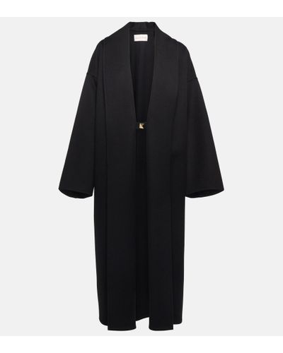 Valentino Oversize-Mantel aus Wolle und Kaschmir - Schwarz