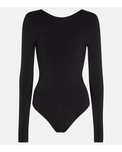 Wolford Body Memphis in jersey - Nero