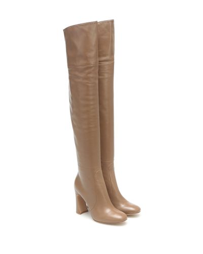 Gianvito Rossi Leather Over-the-knee Boots - Brown