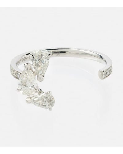 Repossi Ring Serti sur Vide aus 18kt Weissgold mit Diamanten - Mettallic