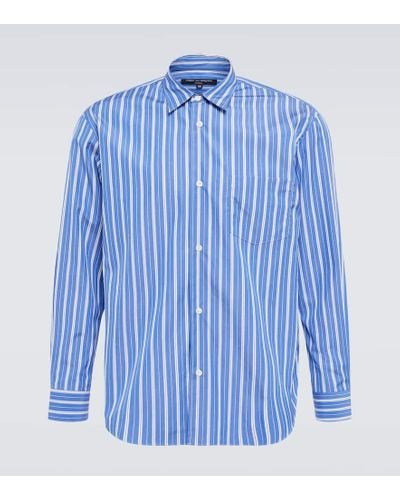 Comme des Garçons Comme Des Garcons Homme Striped Cotton Shirt - Blue