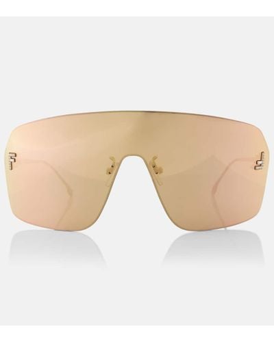 Fendi First Shield Sunglasses - Natural