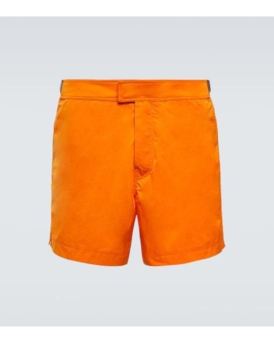 Zegna Costume da bagno in nylon - Arancione