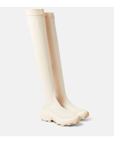 MM6 by Maison Martin Margiela X Salomon Over-the-knee Boots - White