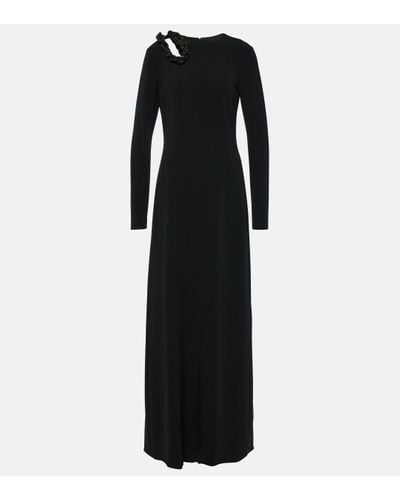 Stella McCartney Crystal-embellished Cutout Gown - Black