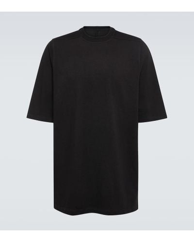 Rick Owens T-Shirt aus Baumwoll-Jersey - Schwarz