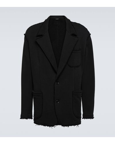 Dolce & Gabbana Blazer en coton melange - Noir