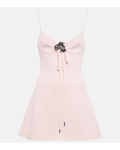 David Koma Embellished Minidress - Pink