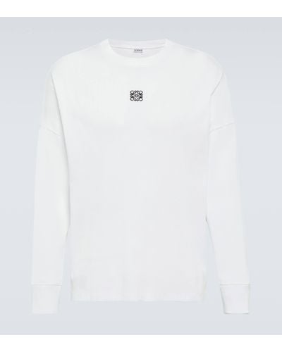 Loewe T-shirt Anagram en coton - Blanc