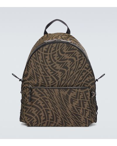 Fendi Ff Vertigo Backpack - Brown