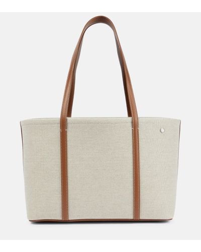 Loro Piana Carry Everything Large Canvas Tote - Multicolor