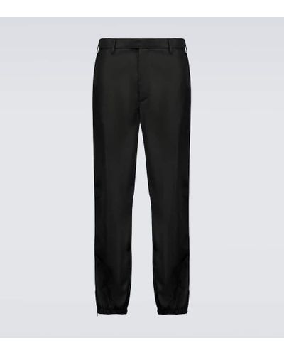 Prada Pantalones de re-nylon - Negro