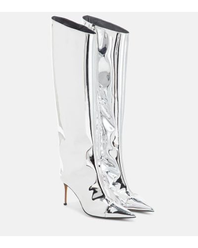 Alexandre Vauthier Alex 105 Metallic Knee-high Boots - Multicolor