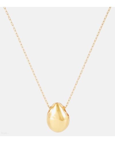 Isabel Marant Shiny Bubble Pendant Necklace - Metallic