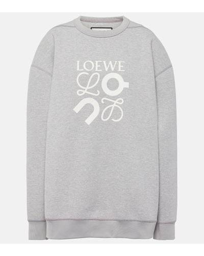Loewe X On Logo Jersey Sweatshirt - Grey