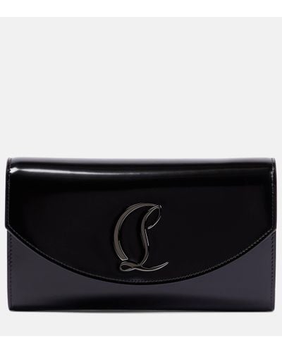 Christian Louboutin Loubi54 Leather Wallet On Chain - Black