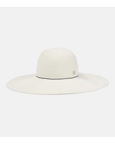 Maison Michel Blanche Wool Felt Hat - White