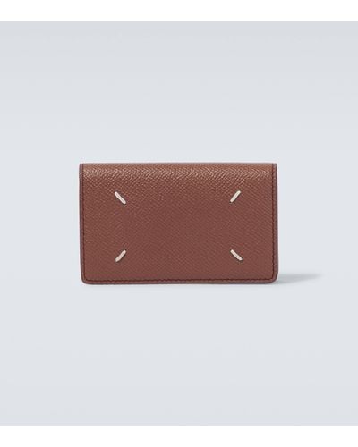 Maison Margiela Leather Card Holder - Brown