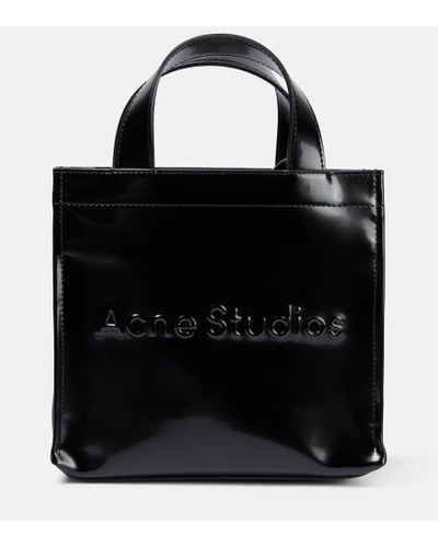 Acne Studios Tote Mini con logo - Negro