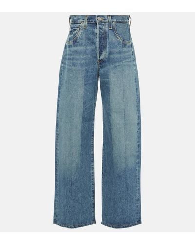 Citizens of Humanity Jeans anchos Ayla con punos - Azul