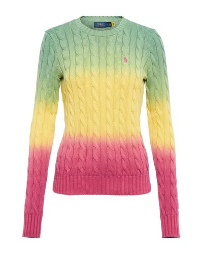 Polo Ralph Lauren Jersey de punto trenzado de algodón - Multicolor