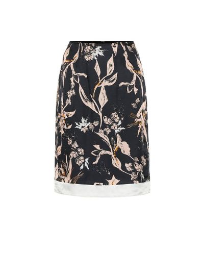 Dorothee Schumacher Short Floral Skirt - Black