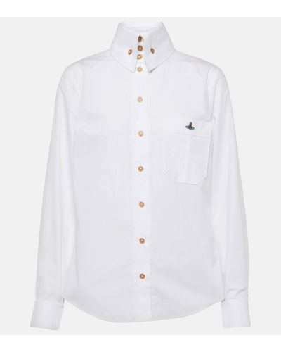 Vivienne Westwood Classic Krall Cotton Shirt - White