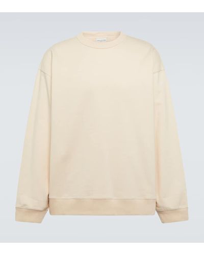 Dries Van Noten Cotton Sweatshirt - Natural