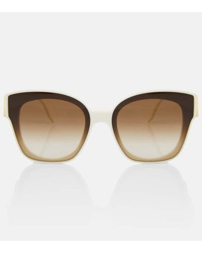 Fendi First Butterfly Square Sunglasses - Brown