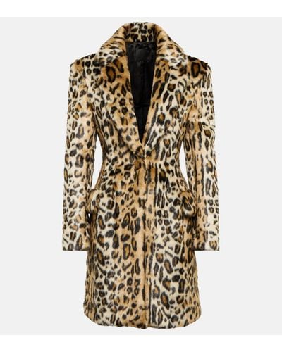 Givenchy Leopard-print Faux Fur Coat - Multicolor
