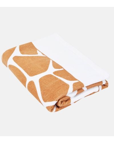 Valentino Printed Cotton Beach Towel - Multicolour