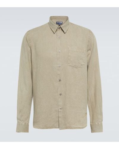 Vilebrequin Caroubis Linen Shirt - Natural