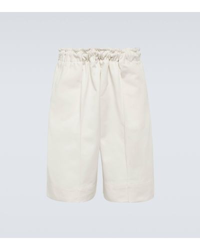 Frankie Shop Adan Cotton-blend Bermuda Shorts - White