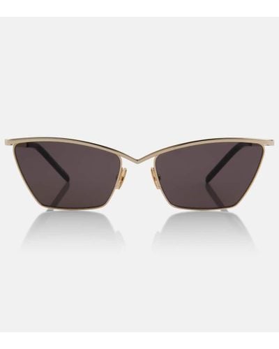 Saint Laurent Sl 637 Cat-eye Sunglasses - Brown