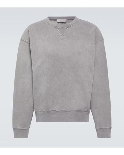 Our Legacy Sweatshirt aus Baumwoll-Fleece - Grau