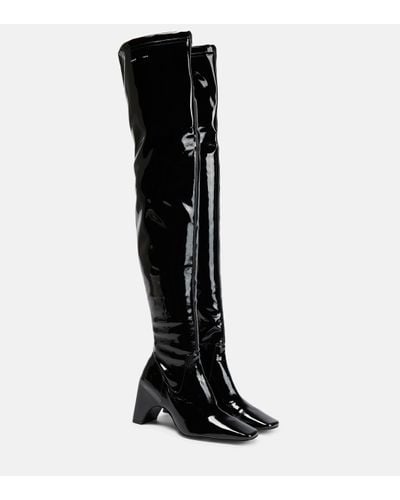 Coperni Pvc Over-the-knee Boots - Black