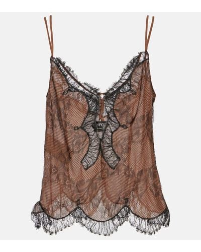 Tom Ford Lace Camisole - Brown