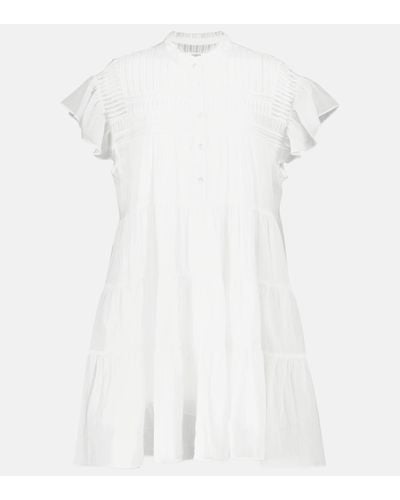 Isabel Marant Lanikaye Cotton Minidress - White
