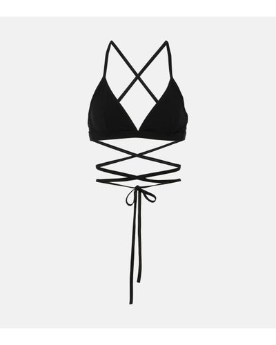 Isabel Marant Solange Bikini Top - Black