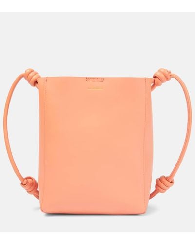 Jil Sander Giro Small Leather Shoulder Bag - Pink