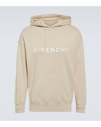 Givenchy Sweat-shirt a capuche Archetype en coton - Blanc