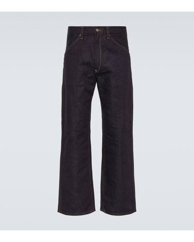 Junya Watanabe X Levi's® – Jean droit en coton et lin - Bleu