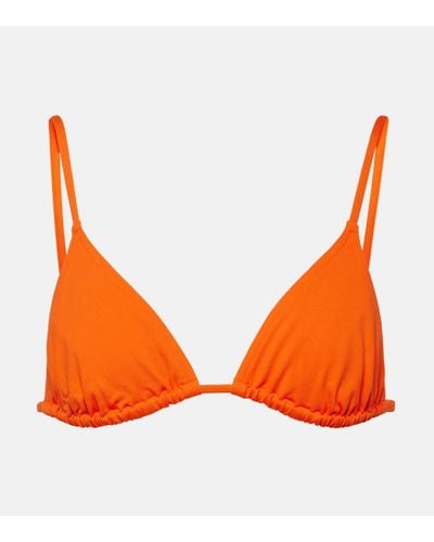 Eres Mouna Small Bikini Top - Orange