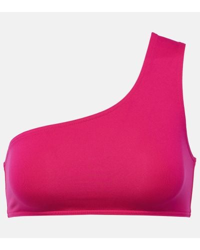 Eres Symbole One-shoulder Bikini Top - Pink
