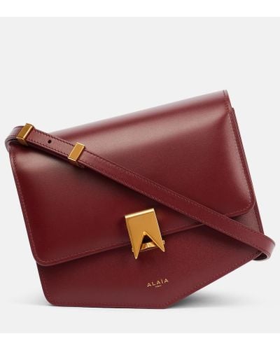 Alaïa Le Papa Leather Shoulder Bag - Red